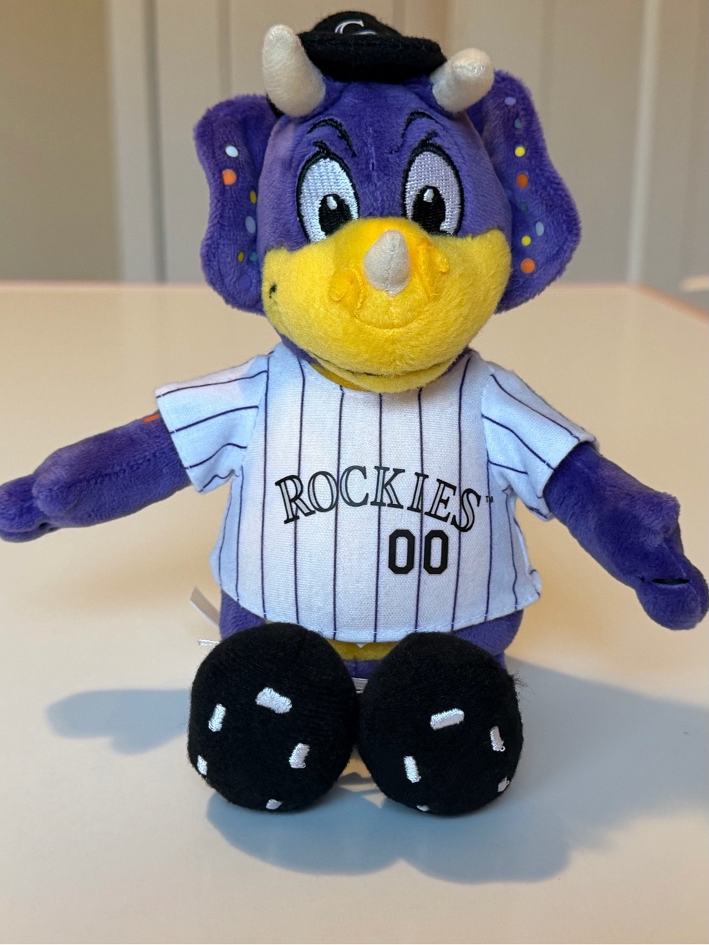 MLB Baseball Colorado Rockies 6” Dinger Dinosaur Mascot Plush Stuffed Animal